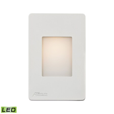 Beacon Step Light, LED Opal Lens With White Finish